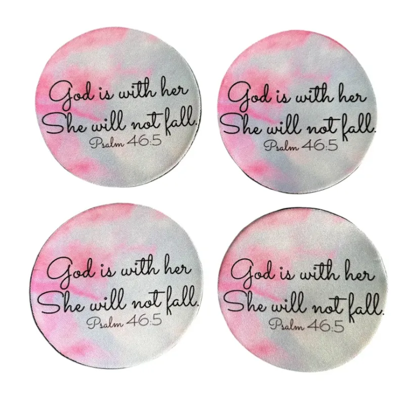 Drink Coasters - God is Within her